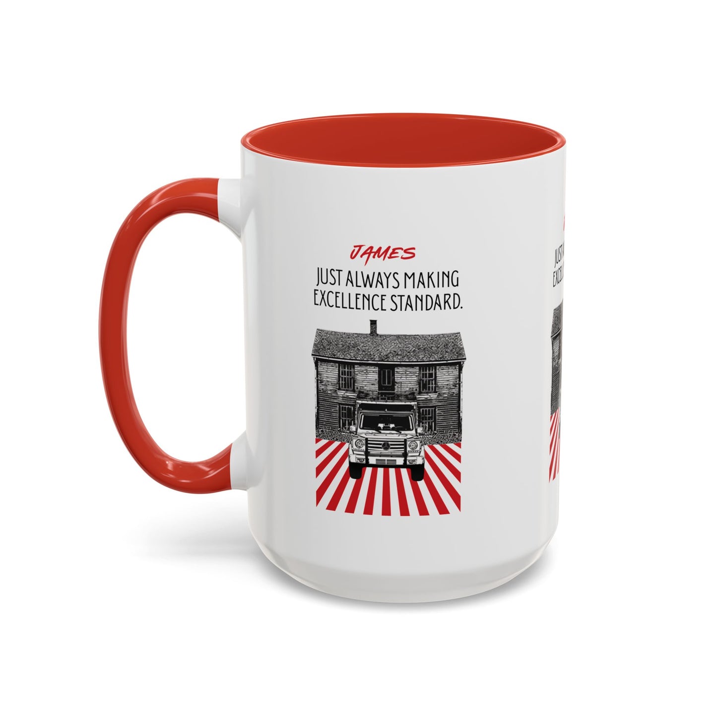 Personalized Vintage Car Accent Coffee Mug