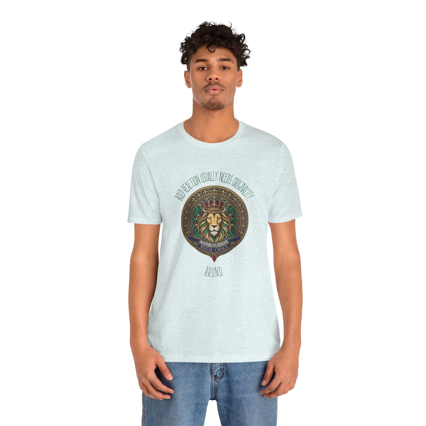Personalized Lion Crest Graphic Tee
