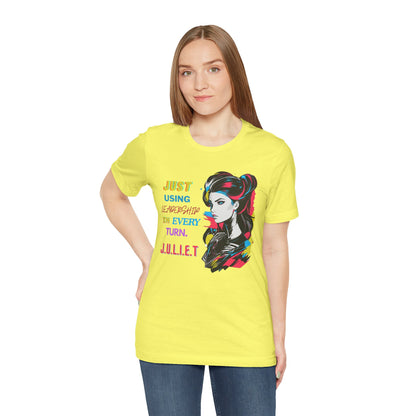 Personalized Feminine Potrait Graphic Tee