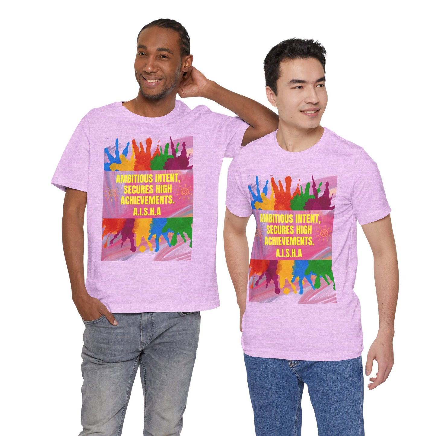 Personalized Colorful Motivational Graphic Tee