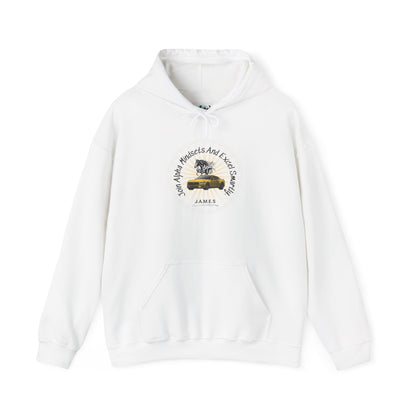 Personalized Car with Horse Hooded Sweatshirt