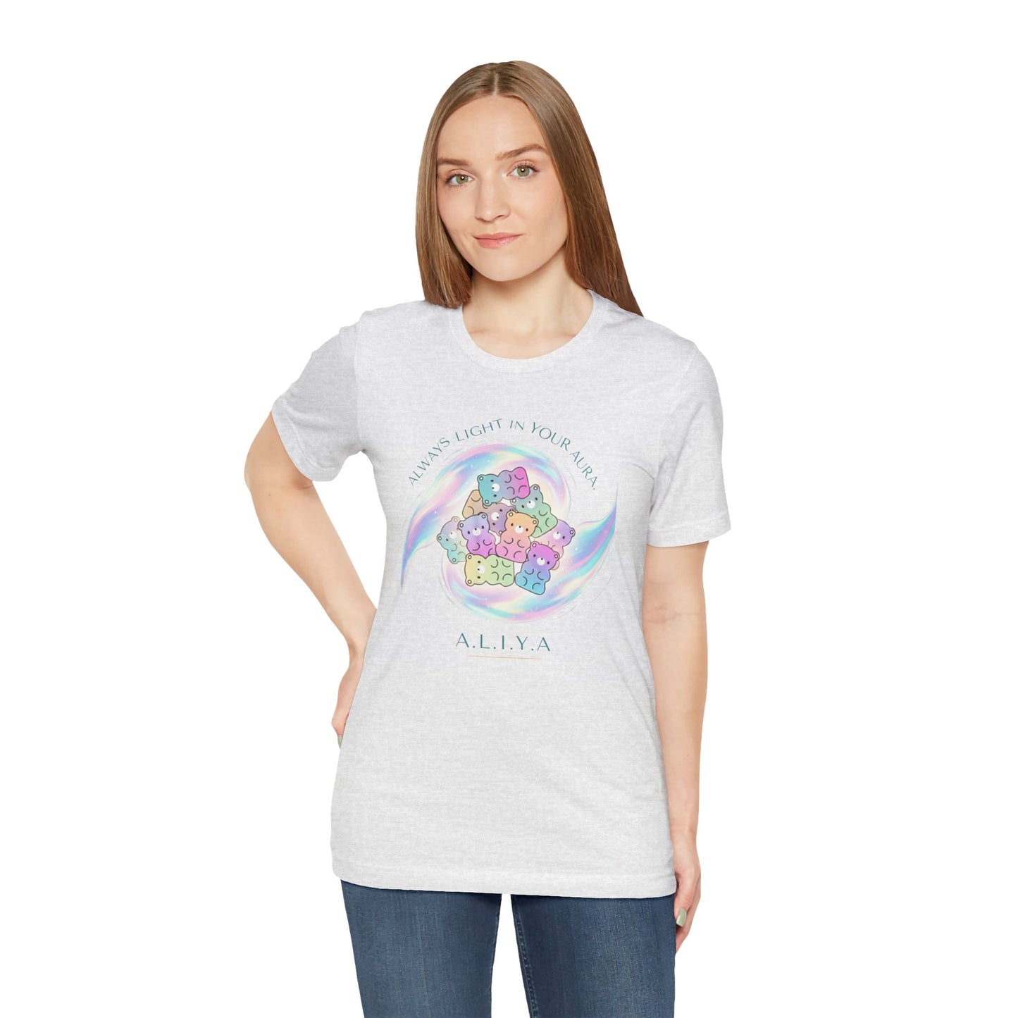 Personalized Pastel Teddy Heart Tee