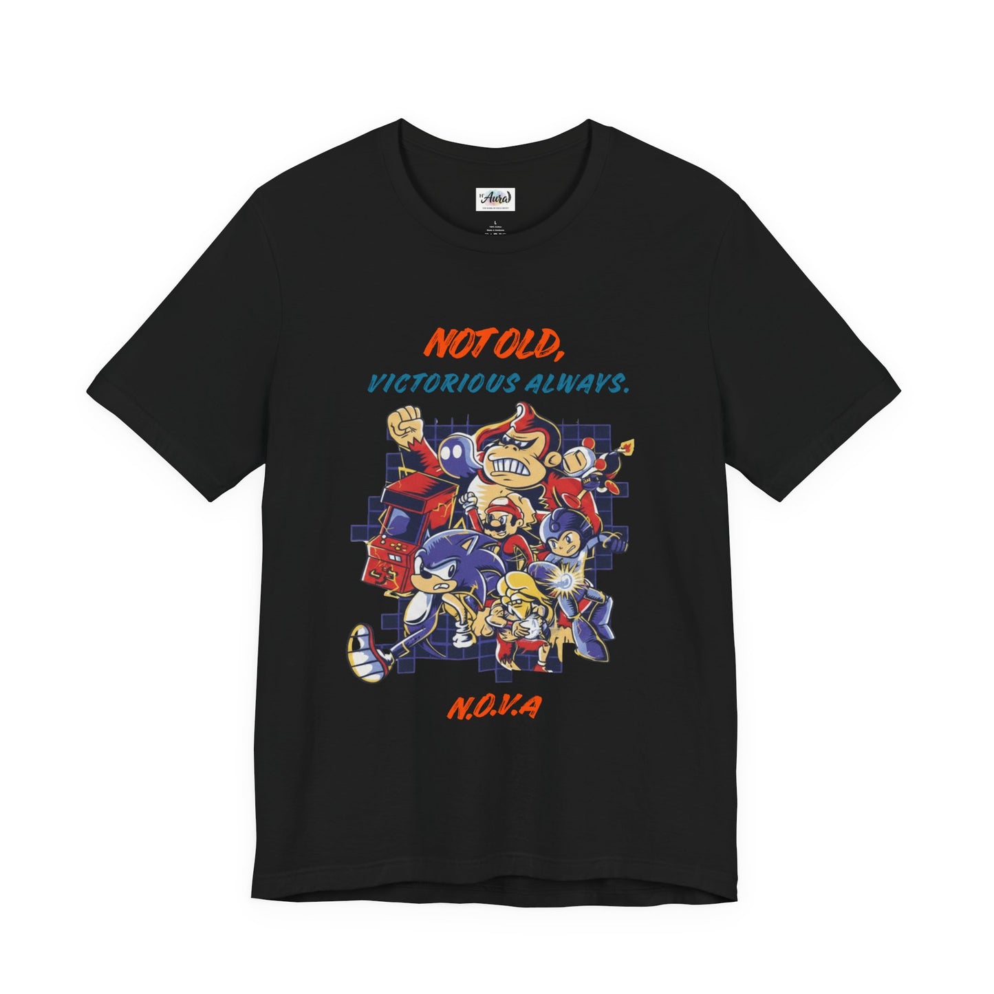 Personalized Victory Retro Cartoon Squad Graphic Tee