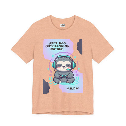 Personalized Sloth Gamer Tee