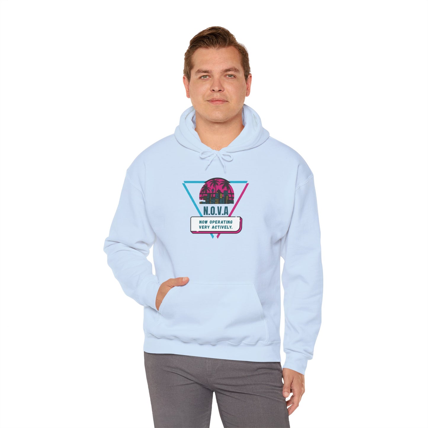 Personalized Building View Hooded Sweatshirt