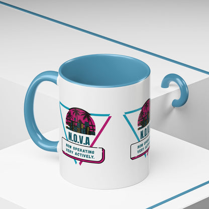 Personalized Building View Accent Coffee Mug