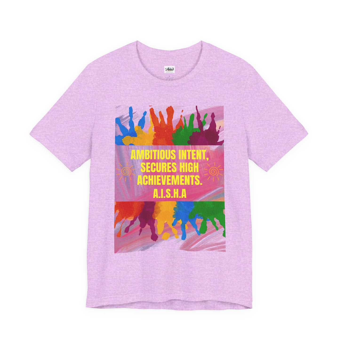 Personalized Colorful Motivational Graphic Tee