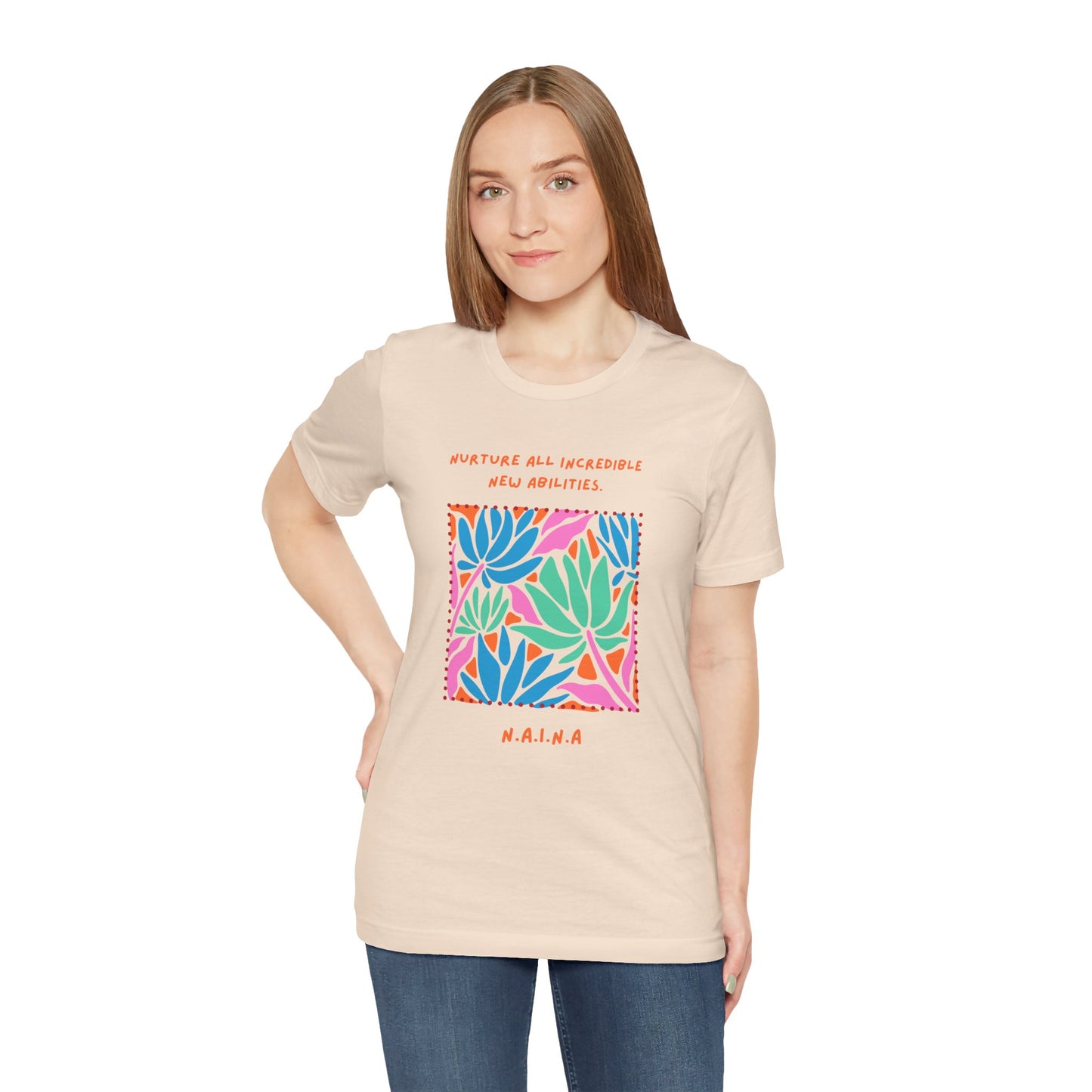 Personalized Floral Empowerment Tee