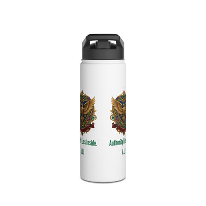 Personalized Initial Quote Eagle Stainless Steel Water Bottle