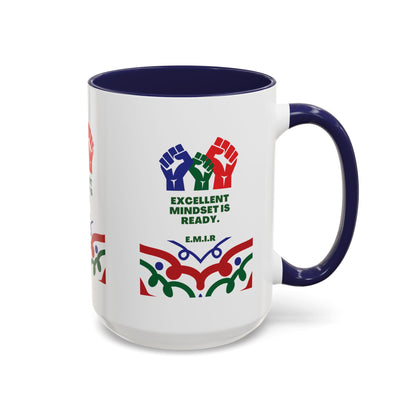 Personalized Initial Victory Accent Coffee Mug