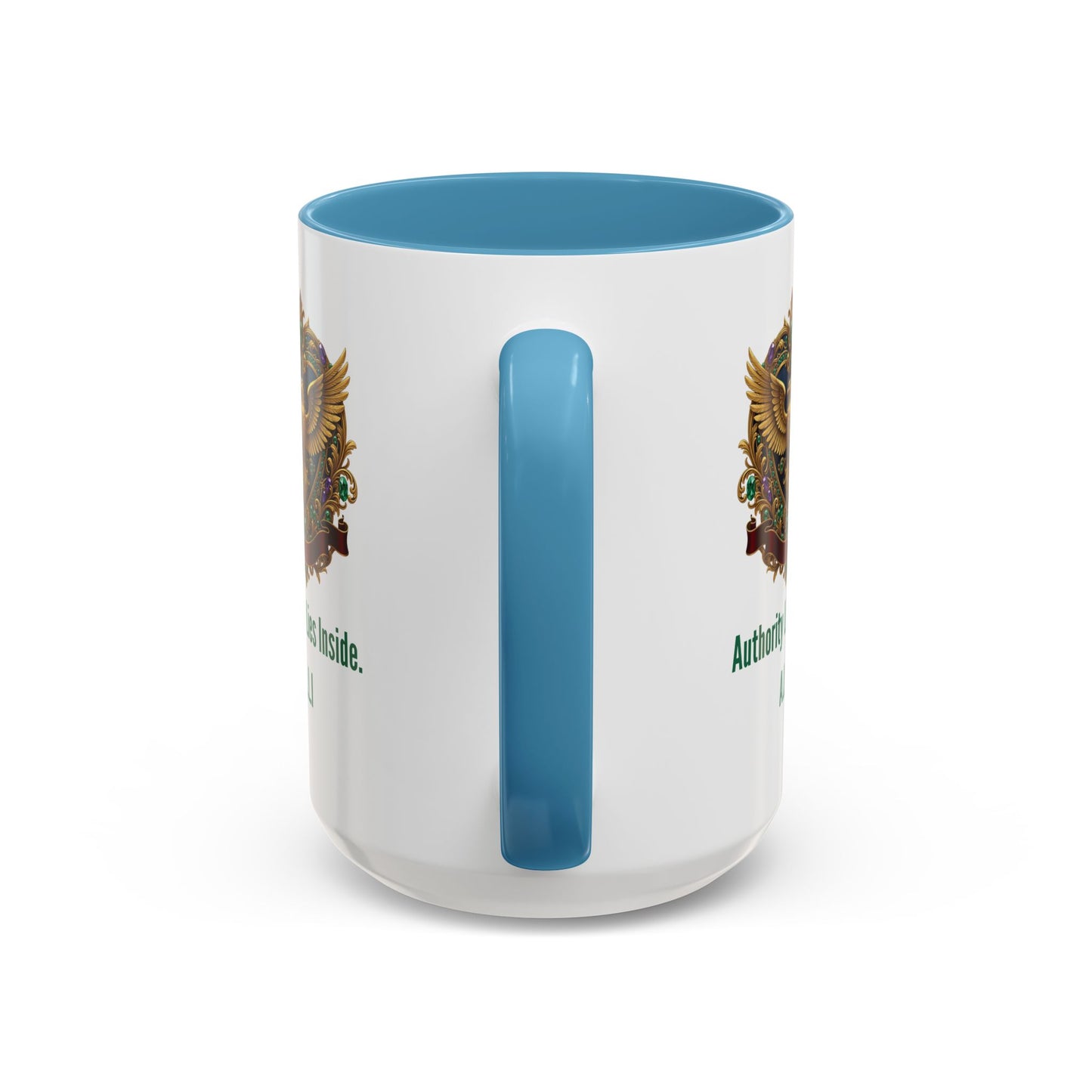 Personalized Initial Eagle Accent Coffee Mug