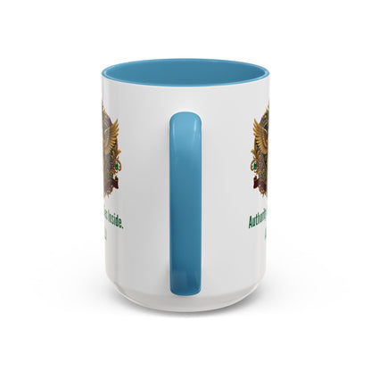 Personalized Initial Eagle Accent Coffee Mug