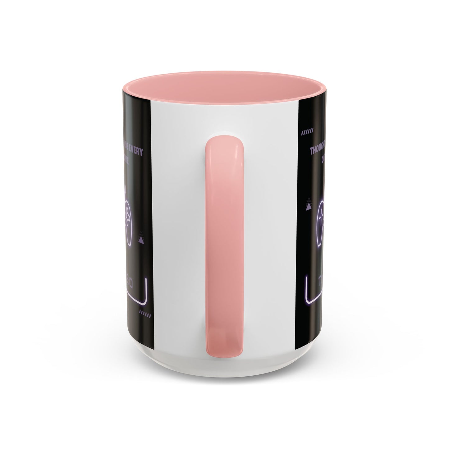 Personalized Initial Game Controller Accent Coffee Mug