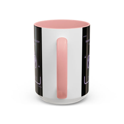 Personalized Initial Game Controller Accent Coffee Mug