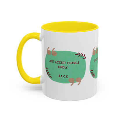 Personalized Note Box Accent Coffee Mug