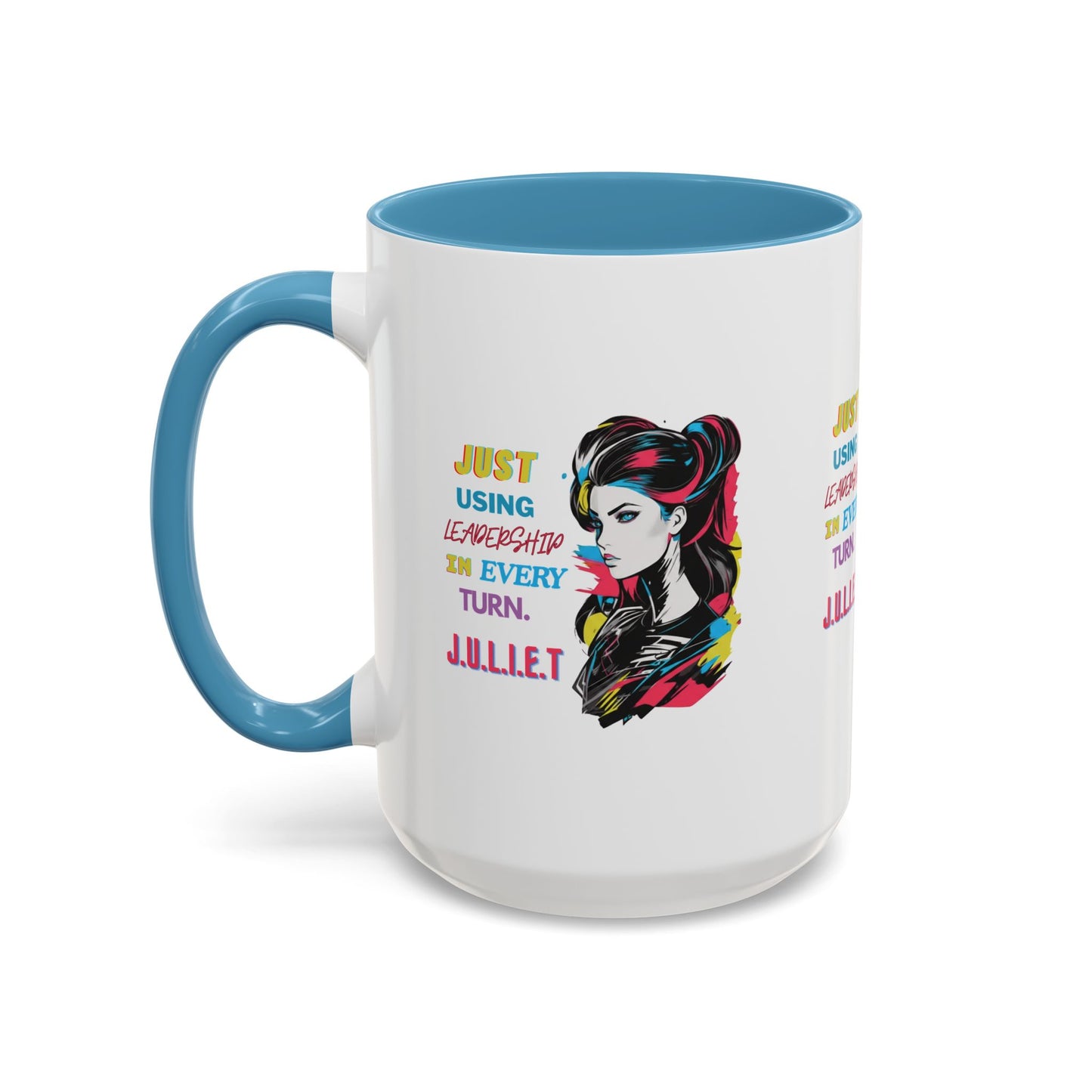 Personalized Vintage Girl Accent Coffee Mug