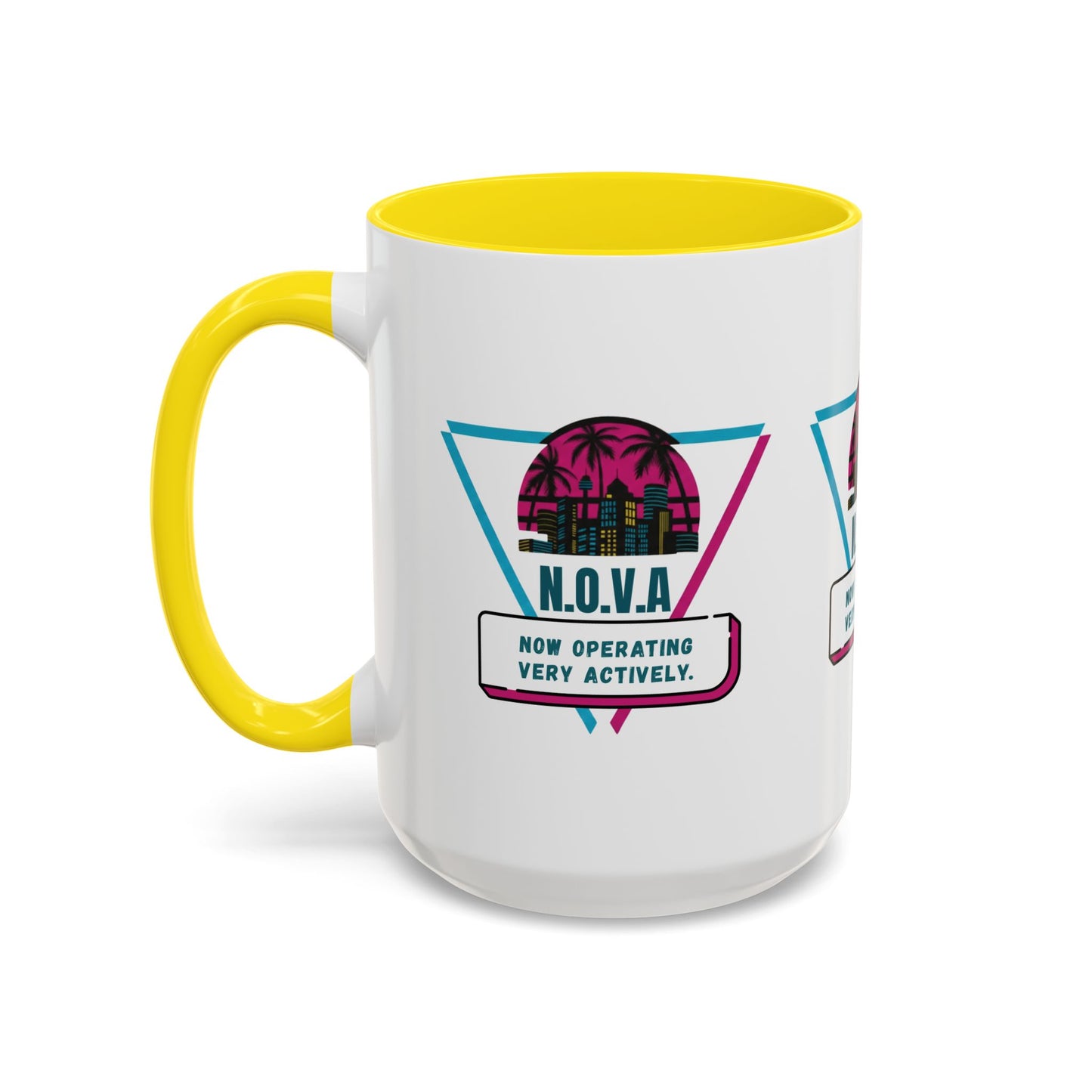 Personalized Building View Accent Coffee Mug