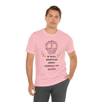 Personalized Peace Floral  and Skull Tee
