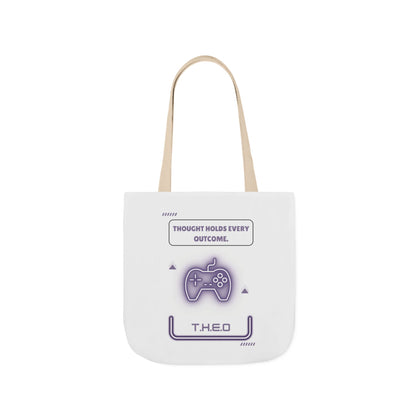 Personalized Initial Quote Game Controller Canvas Tote Custom Name
