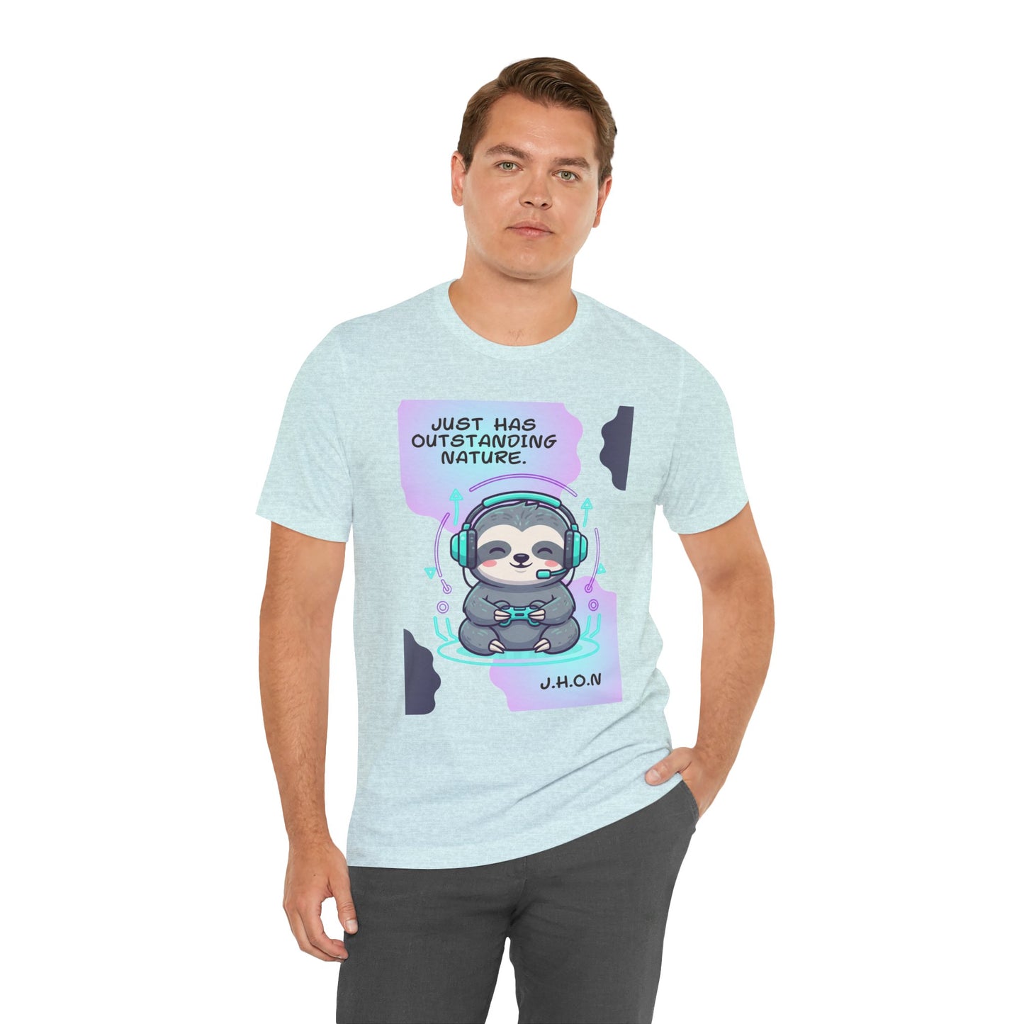 Personalized Sloth Gamer Tee