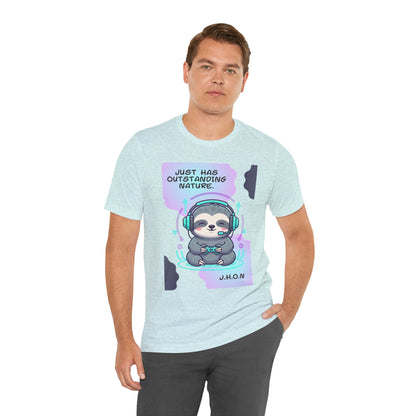 Personalized Sloth Gamer Tee