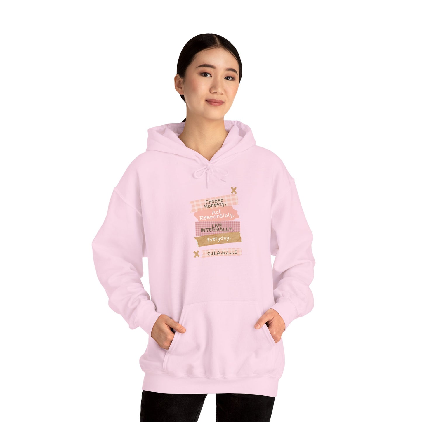 Personalized Column Writing Hooded Sweatshirt