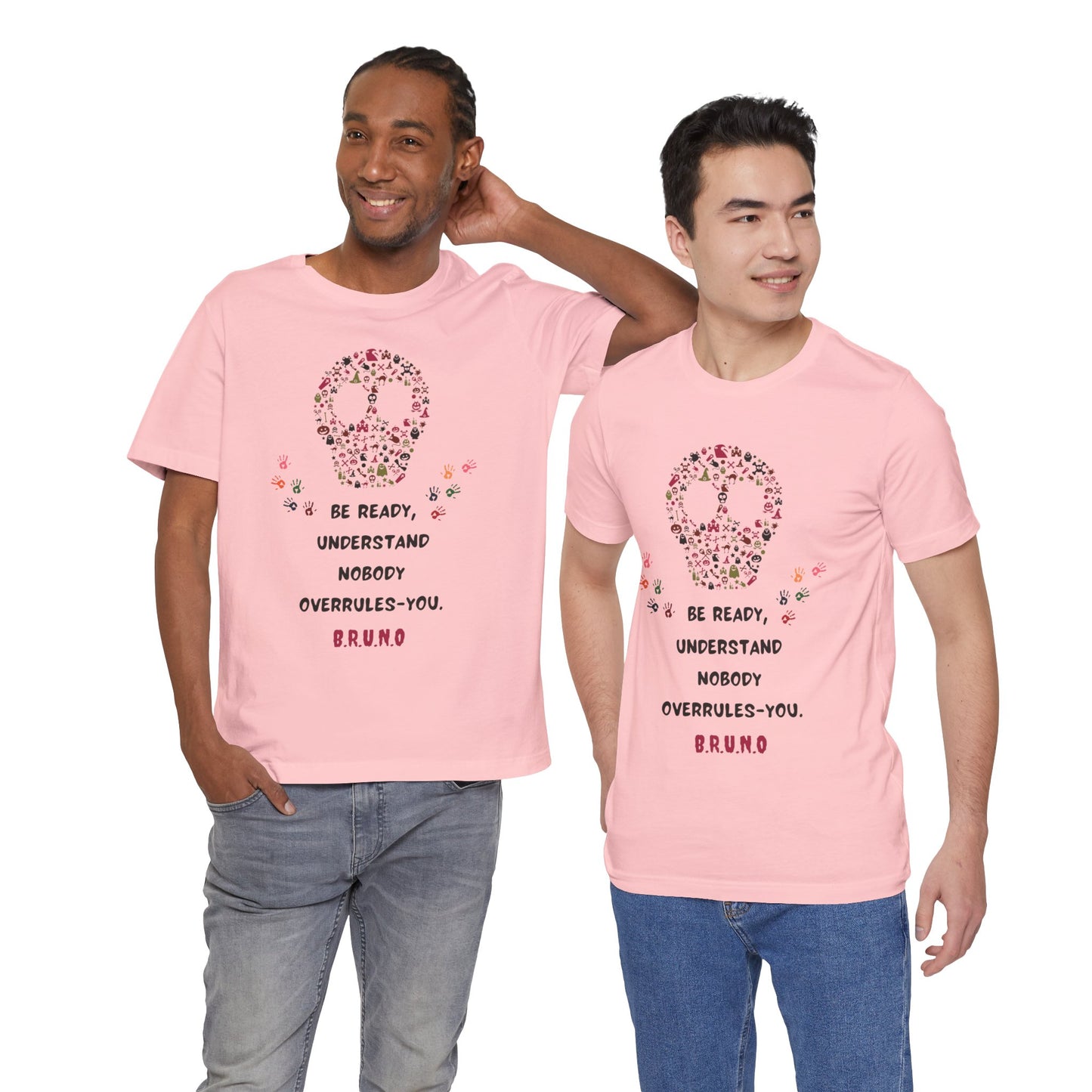 Personalized Peace Floral  and Skull Tee