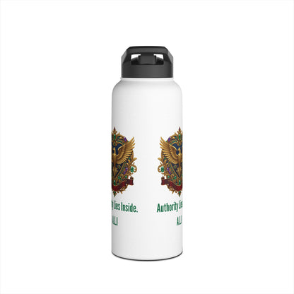 Personalized Initial Quote Eagle Stainless Steel Water Bottle