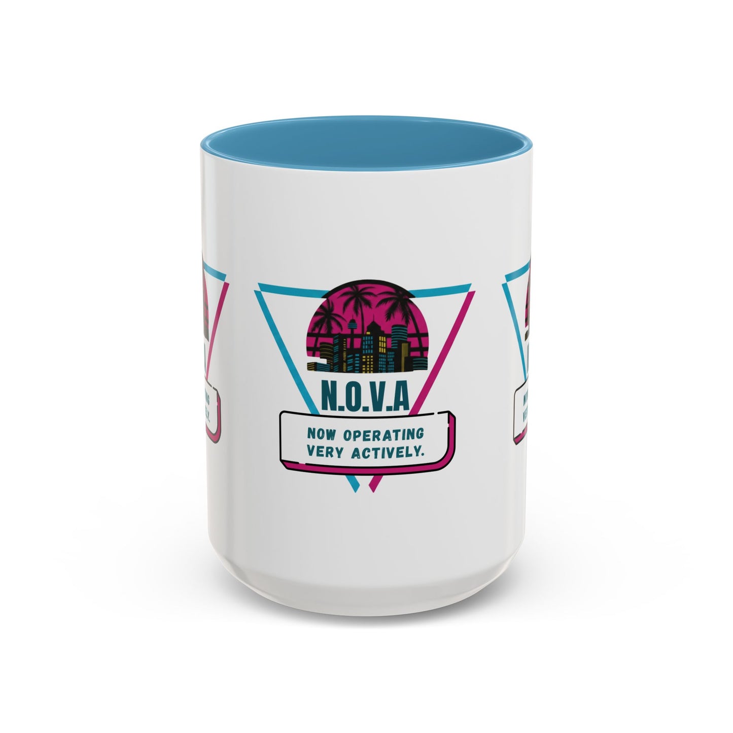Personalized Building View Accent Coffee Mug
