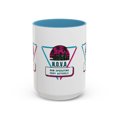 Personalized Building View Accent Coffee Mug