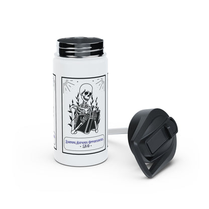 Personalized Initial Quote Skeleton Stainless Steel Water Bottle