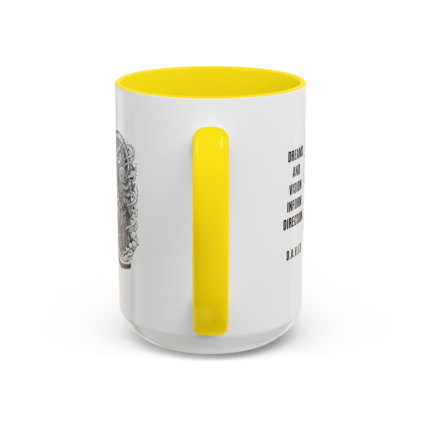 Personalized Owl Vision Accent Coffee Mug