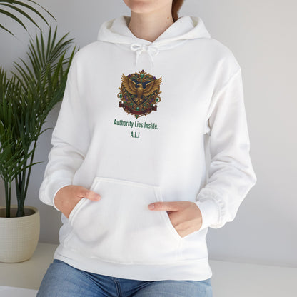 Personalized Eagle with Wings Hooded Sweatshirt