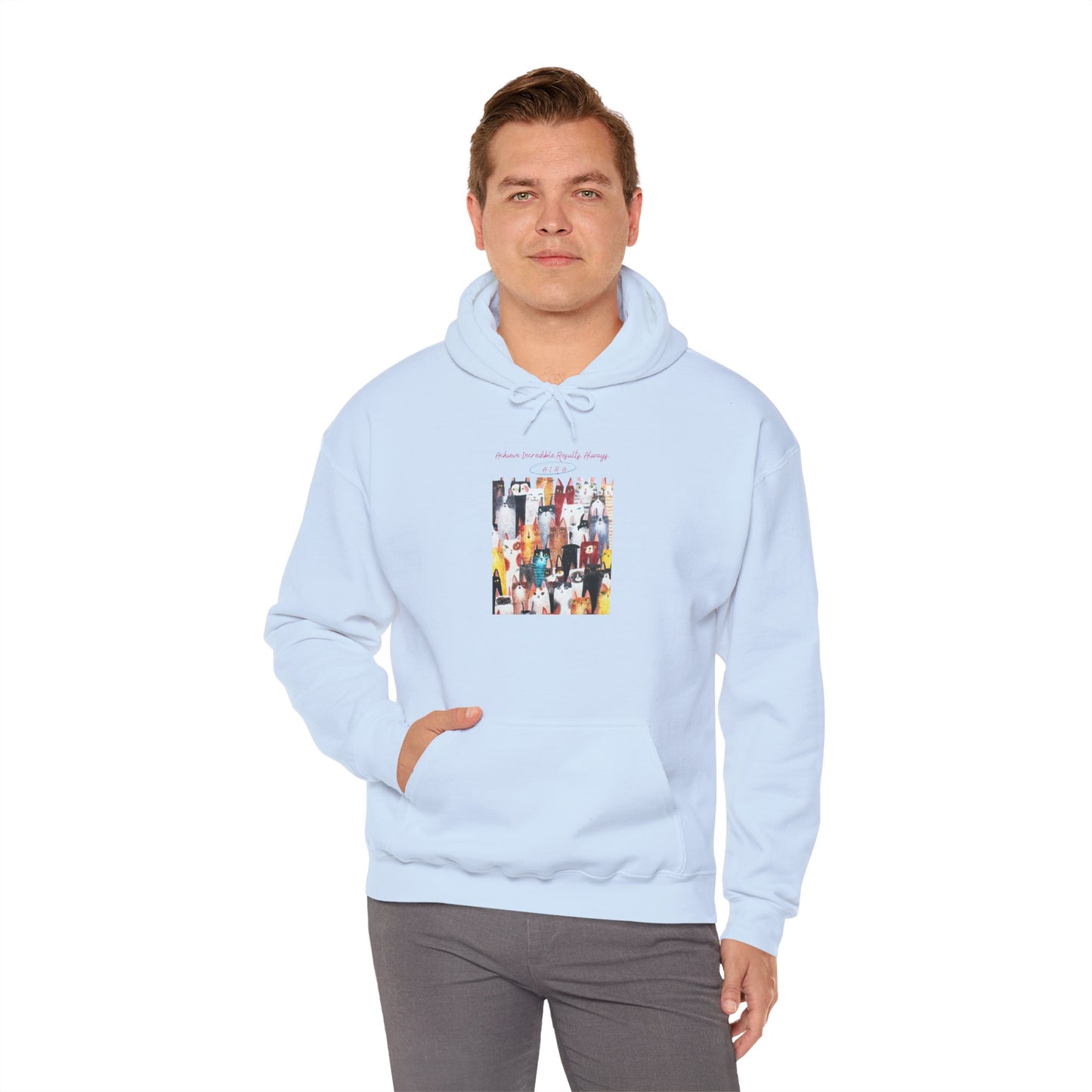 Personalized Cat Collage Hooded Sweatshirt