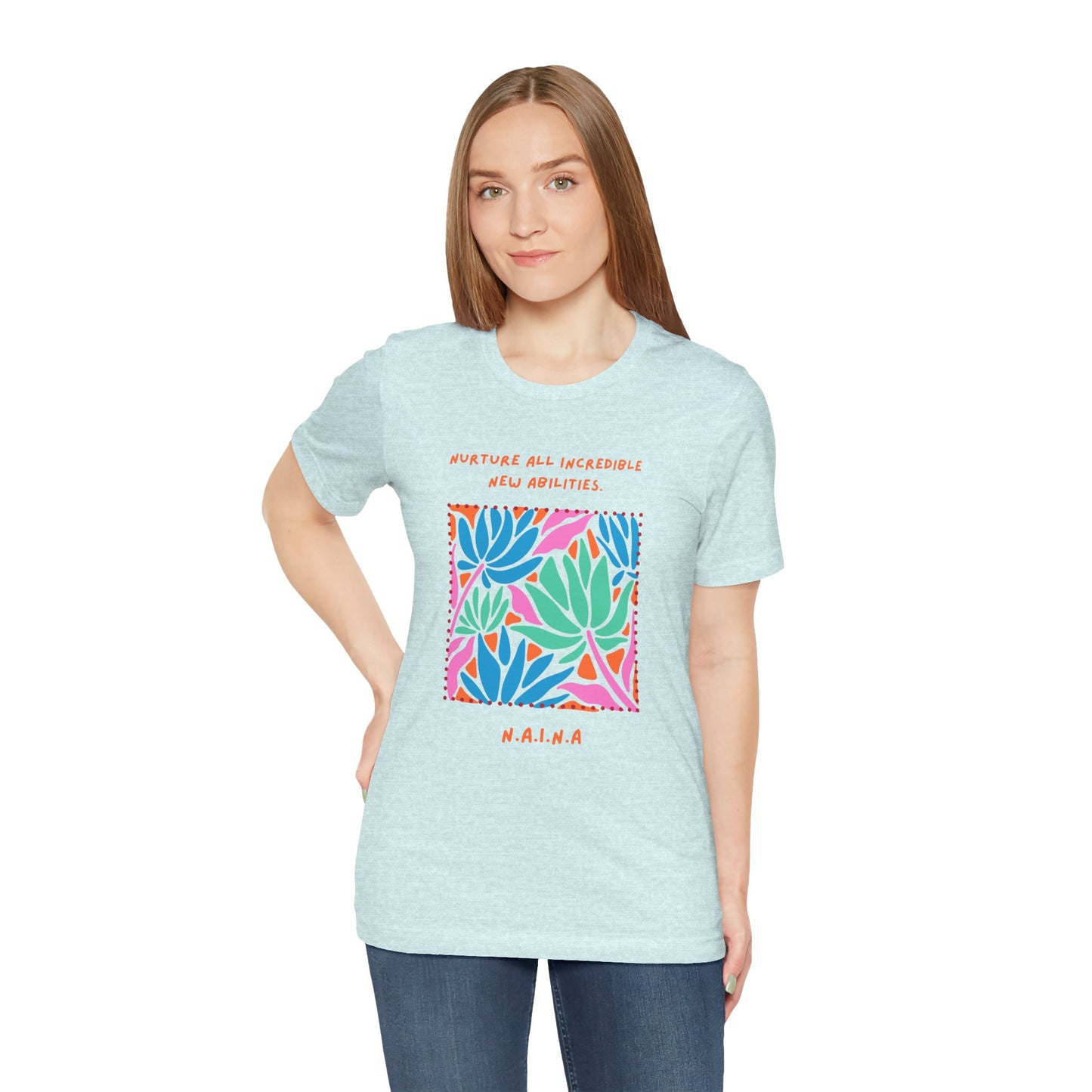 Personalized Floral Empowerment Tee