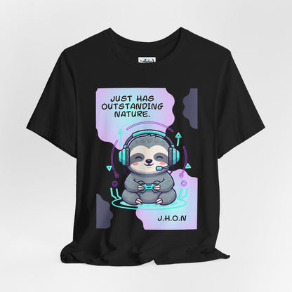 Personalized Sloth Gamer Tee