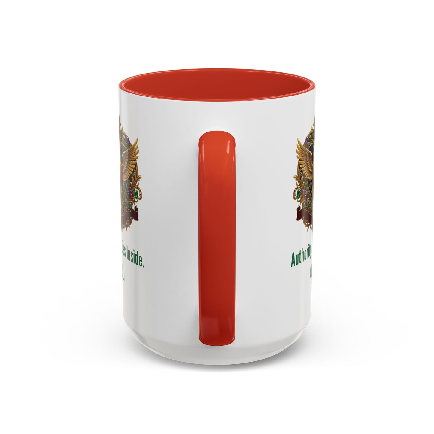 Personalized Initial Eagle Accent Coffee Mug