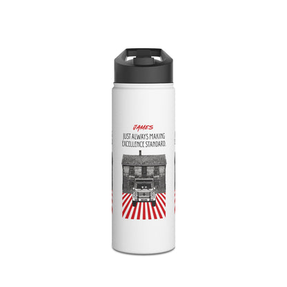 Personalized Initial Quote Vintage Car Stainless Steel Water Bottle