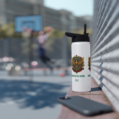 Personalized Initial Quote Eagle Stainless Steel Water Bottle