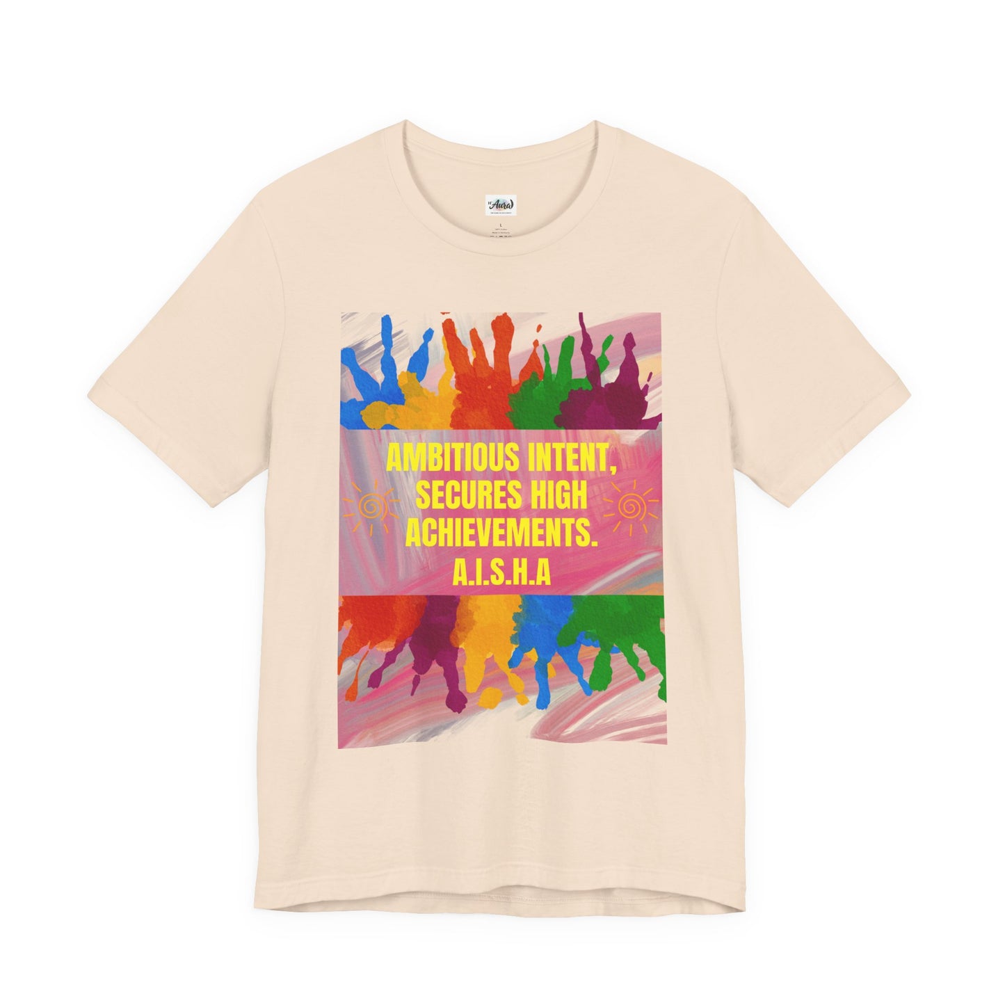 Personalized Colorful Motivational Graphic Tee