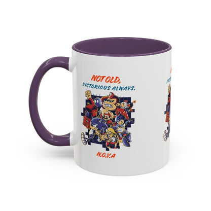 Personalized Victory Cartoon Accent Coffee Mug