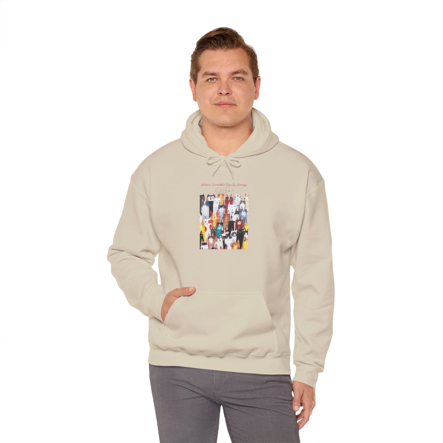 Personalized Cat Collage Hooded Sweatshirt