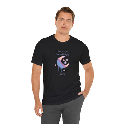 H2 Aura custom name initial t-shirt with a personalized artistic quote. A comfortable, versatile tee designed to showcase your individual aura and unique personality through custom typography.