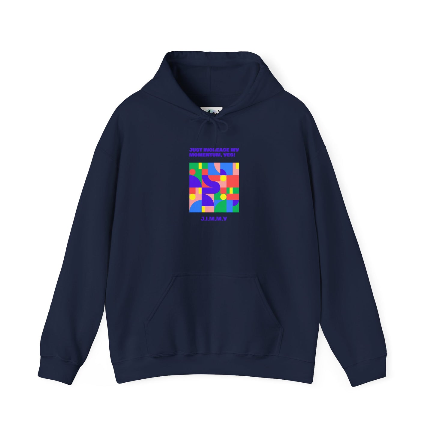 Personalized Momentum Geometric Hooded Sweatshirt