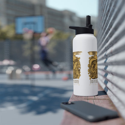 Personalized Initial Quote Golden Girl Stainless Steel Water Bottle