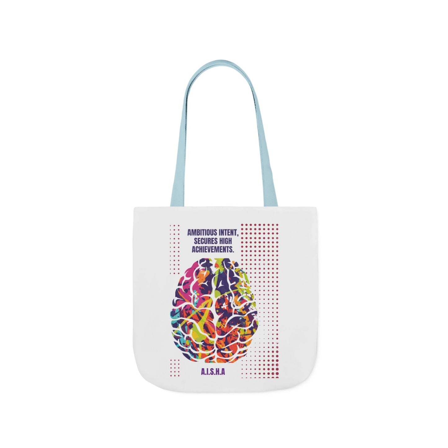 Personalized Initial Quote Brain Canvas Tote Custom Name