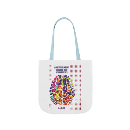 Personalized Initial Quote Brain Canvas Tote Custom Name