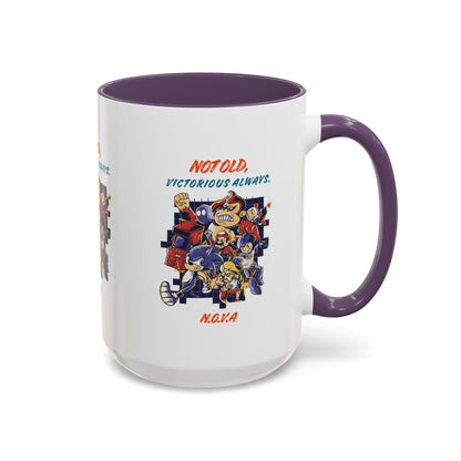 Personalized Victory Cartoon Accent Coffee Mug