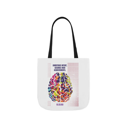 Personalized Initial Quote Brain Canvas Tote Custom Name