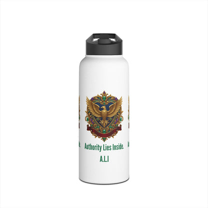 Personalized Initial Quote Eagle Stainless Steel Water Bottle